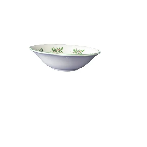 Chip and Dip Tray Happy Holidays Christmas Vintage Tree Pattern Nikko Japan - Picture 8 of 13